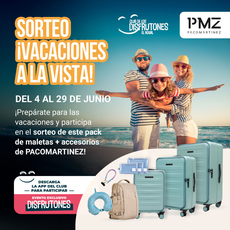 Sorteo ¡vacaciones a la vista!