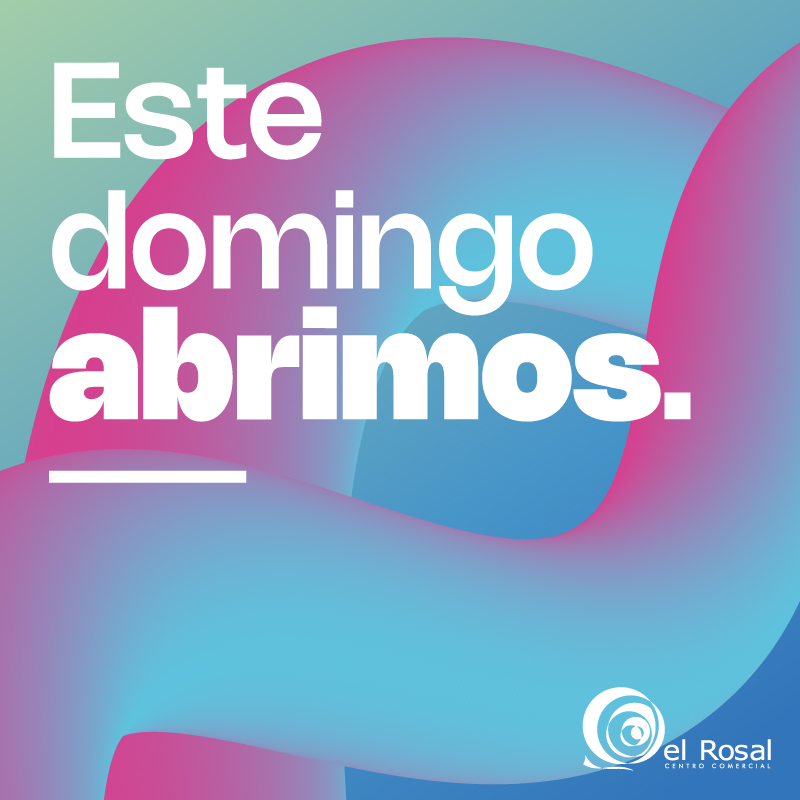 Este domingo abrimos