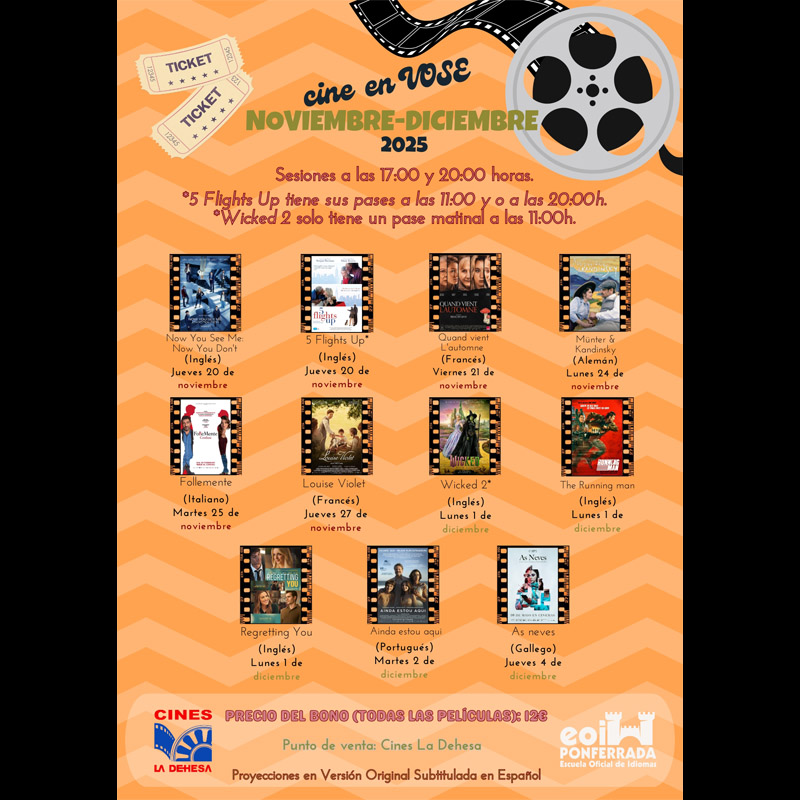 Ciclo de cine en versión original