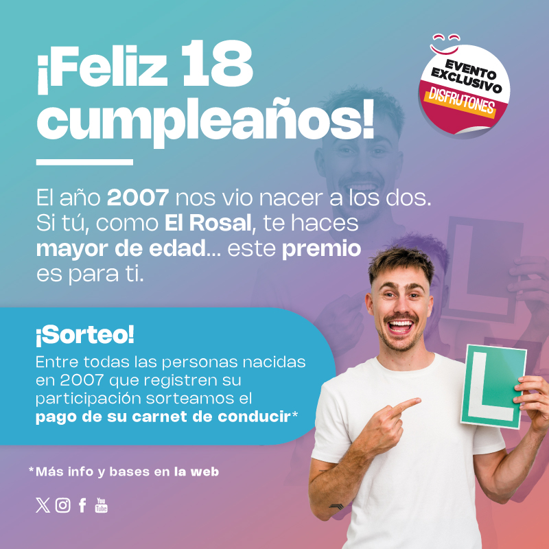Feliz 18 cumpleaños