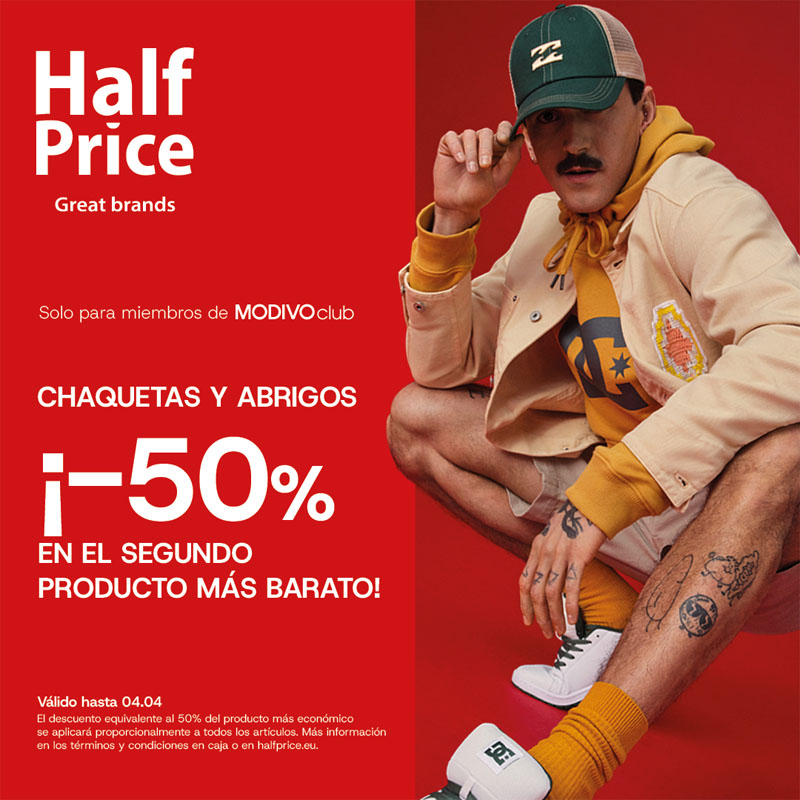 Promociones Half Price Portal de la Marina
