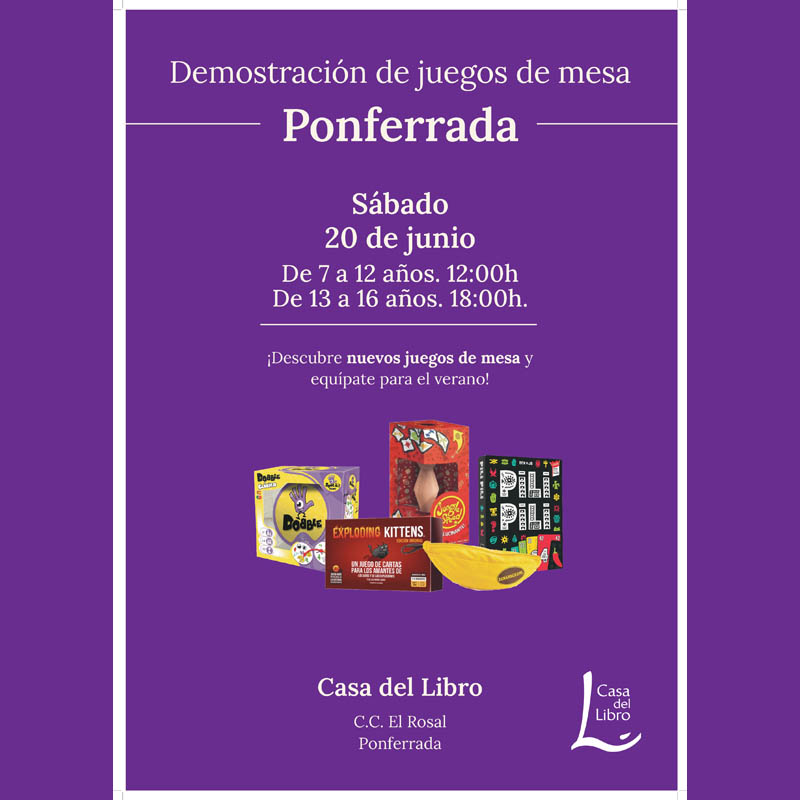 Demostración de juegos de mesa