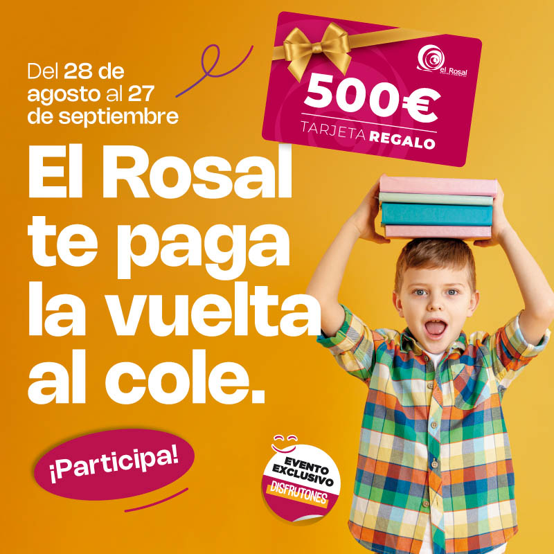 El Rosal te paga la vuelta al cole